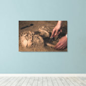 Menselijke resten canvas afdruk (Insitu (Houten vloer))