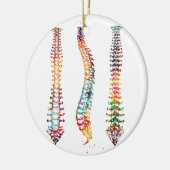 Menselijke ruggengraat keramisch ornament (Links)