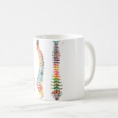 Menselijke ruggengraat koffiemok (Voorkant rechts)