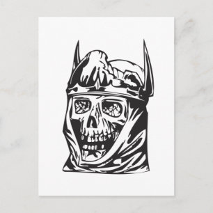 Menselijke schedel 137 briefkaart