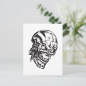 Menselijke schedel 146 briefkaart (Staand voorkant)