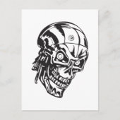 Menselijke schedel 146 briefkaart (Voorkant)