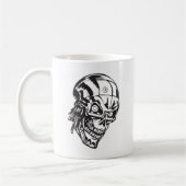 Menselijke schedel 146 koffiemok (Links)
