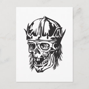 Menselijke schedel 149 briefkaart