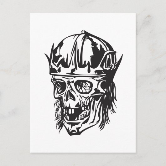 Menselijke schedel 149 briefkaart (Voorkant)