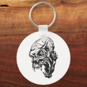 Menselijke schedel 160 sleutelhanger (Voorkant)