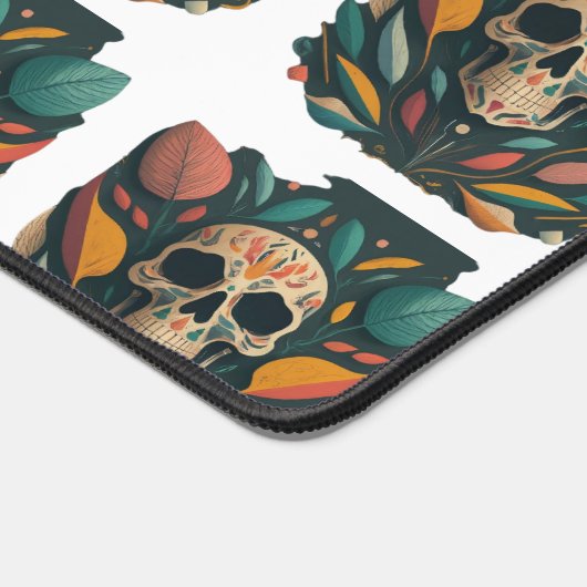 Menselijke schedel bureaumat (Hoek)