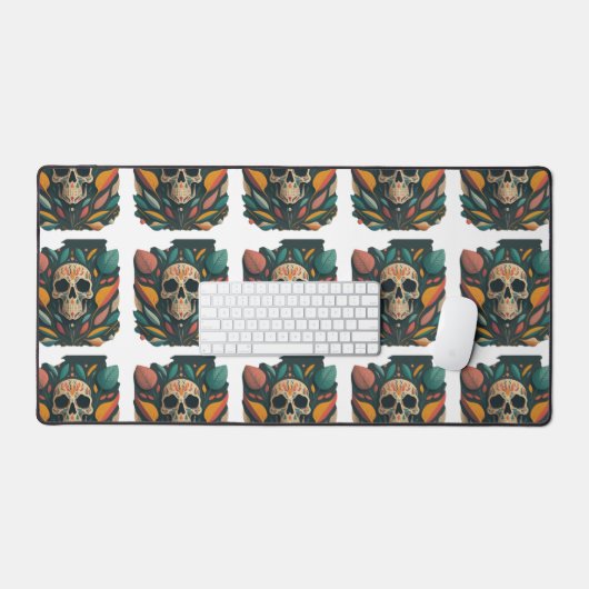 Menselijke schedel bureaumat (Keyboard & Muis)