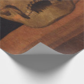 Menselijke schedel (door Mariotto Albertinelli) Cadeaupapier (Hoek)