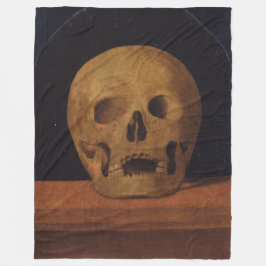 Menselijke schedel (door Mariotto Albertinelli) Fleece Deken