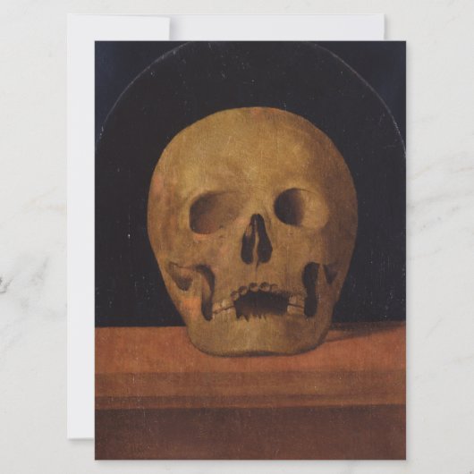 Menselijke schedel (door Mariotto Albertinelli) Kaart (Voorkant)