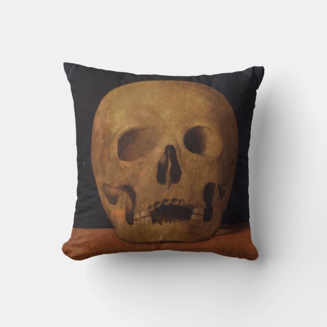 Menselijke schedel (door Mariotto Albertinelli) Kussen (Voorkant)