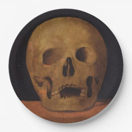 Menselijke schedel (door Mariotto Albertinelli) Papieren Bordje