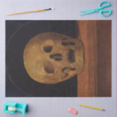 Menselijke schedel (door Mariotto Albertinelli) Tissuepapier (Craft)