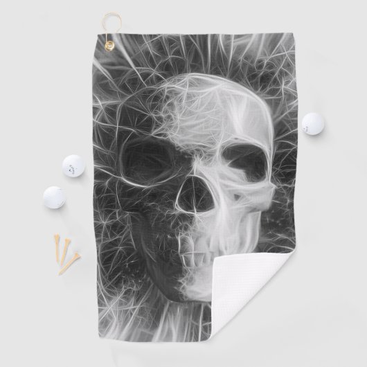 Menselijke schedel golfhanddoek (Insitu)