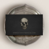 Menselijke schedel Halloween Visitekaartje