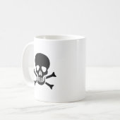 Menselijke schedel koffiemok (Voorkant links)