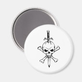 Menselijke schedel magneet (Voorkant / Achterkant)