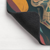 Menselijke schedel muismat (Hoek)