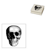 Menselijke schedel rubberstempel (Gestempeld)