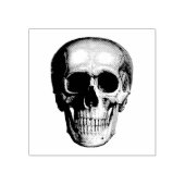 Menselijke schedel rubberstempel (Afrduk)
