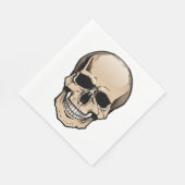 Menselijke schedel servet (Hoek)