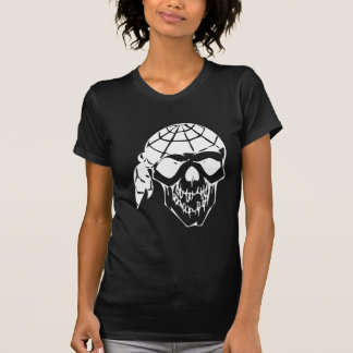 Menselijke schedel t-shirt