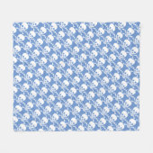 Menselijke schedeldeken fleece deken (Voorkant (Horizontaal))