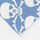 Menselijke schedeldeken fleece deken (Hoek)