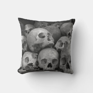 Menselijke Skulls gooien kussen