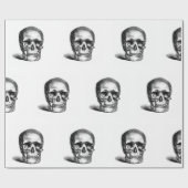 MENSELIJKE SKULLS HALLOWEEN WRAPPINGPAPIER CADEAUPAPIER (Vlak)