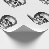 MENSELIJKE SKULLS HALLOWEEN WRAPPINGPAPIER CADEAUPAPIER (Hoek)
