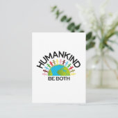 Menselijke Soort Briefkaart (Staand voorkant)