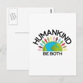 Menselijke Soort Briefkaart (Voorkant / Achterkant)