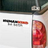 Menselijke Soort citaat Bumpersticker (Op Truck)