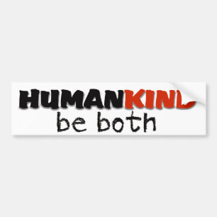 Menselijke Soort citaat Bumpersticker