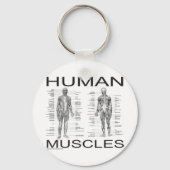 Menselijke spieren en anatomie sleutelhanger (Voorkant)