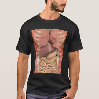 Menselijke spieren Organen Scary Anatomy Leraar Ha T-shirt