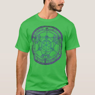 Menselijke transmutatiecirkel t-shirt