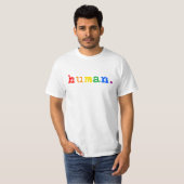 Menselijke trots t-shirt (Voorkant volledig)