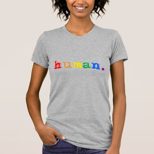 Menselijke trots t-shirt (Voorkant)