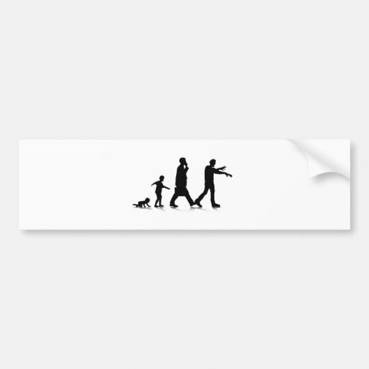 Menselijke vergrijzing_7 bumpersticker (Voorkant)