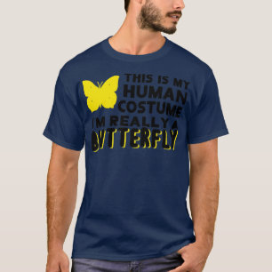 menselijke vlinderklaver t-shirt