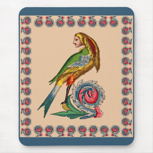 menselijke vogel muismat (Voorkant)