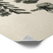 Menselijke wervelkolom Anatomie  afdrukken Poster (Hoek)