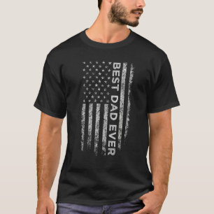 Mensen Best Dad Ever vader Grappige vaderdag papa T-shirt