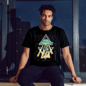 Mensen bestaan niet Alien Funny quote Graphic T-shirt