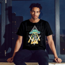 Mensen bestaan niet Alien Funny quote Graphic T-shirt