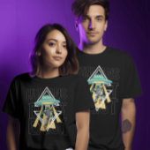 Mensen bestaan niet Alien Funny quote Graphic T-shirt