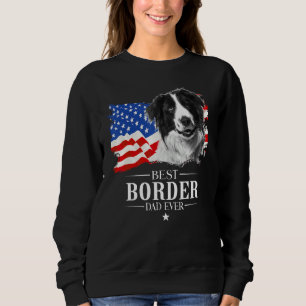 Mensen Beste Border collie Papa Ooit Amerikaanse V Trui
